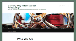 Desktop Screenshot of calvarywayintl.com