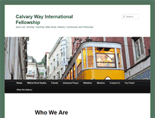 Tablet Screenshot of calvarywayintl.com
